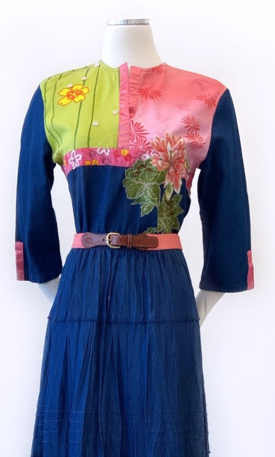 Vintage - Multicolor Denim Embellished Shirt