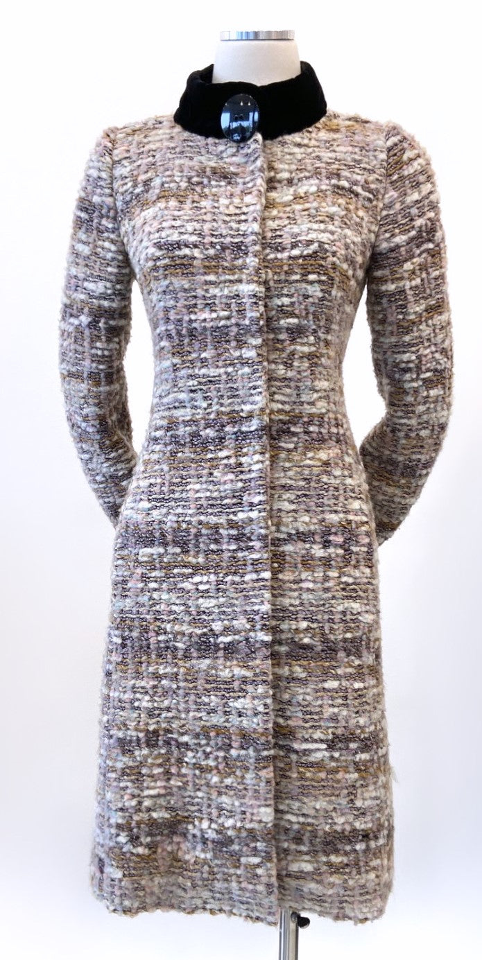 Emporio Armani - Boucle Lightweight Wool Coat