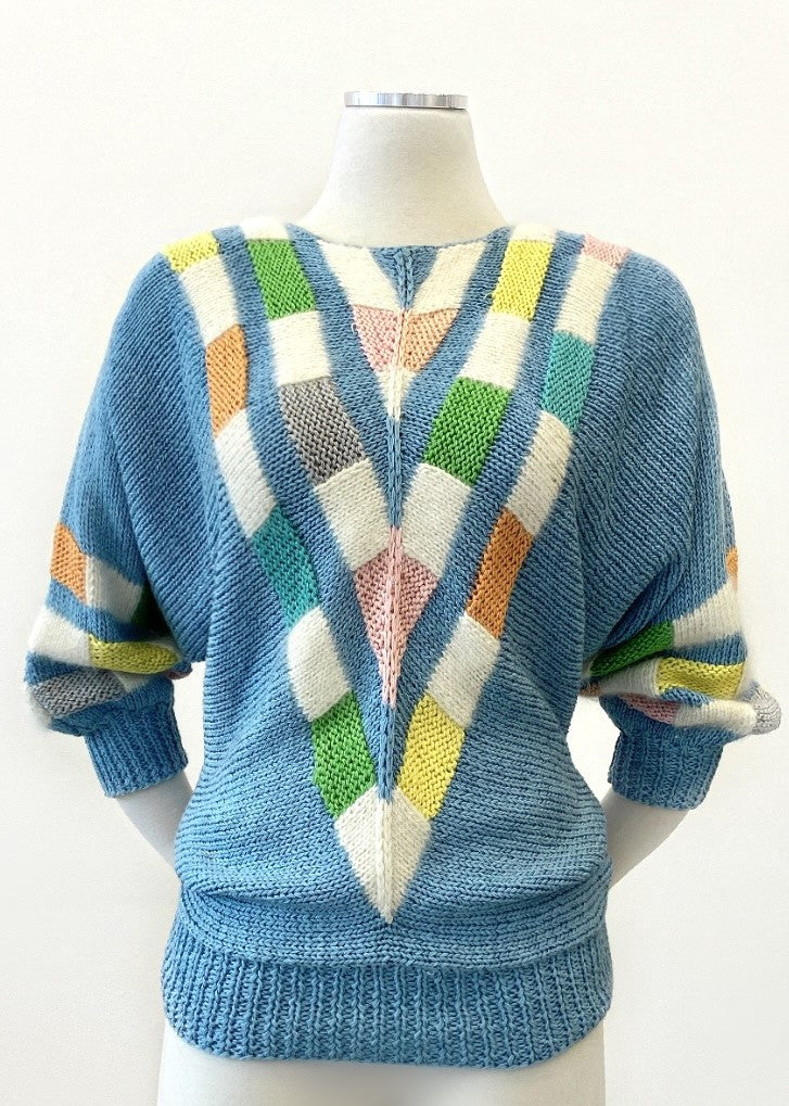 Vintage-  Nannell Light Blue Sweater