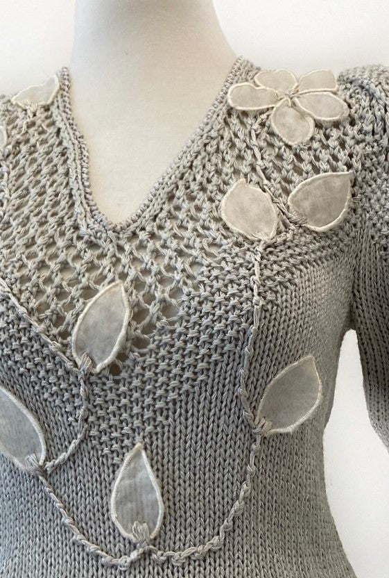 Vintage - Nannell Silver Gray Sweater