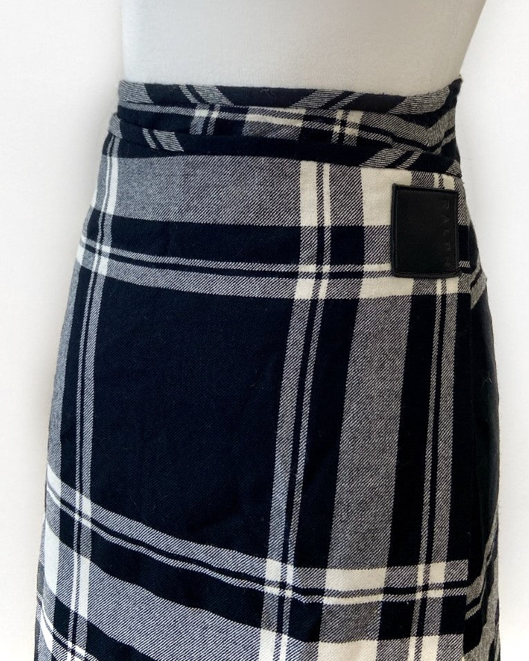 Ralph Lauren - Plaid Wrap Maxi Skirt