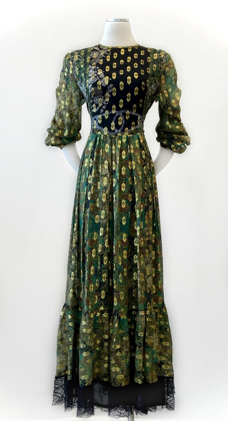 Roberto Cavalli - Sheer Printed Waist Gown