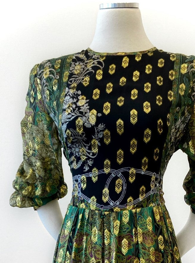 Roberto Cavalli - Sheer Printed Waist Gown