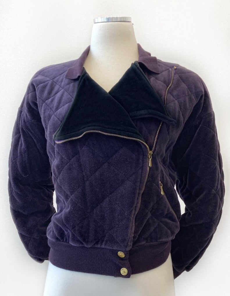 Vintage - Quilted Velour Jacket