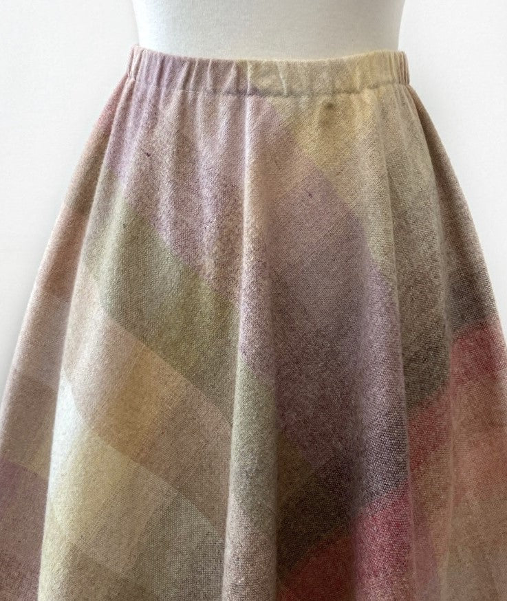 Vintage - Plaid Circle Skirt