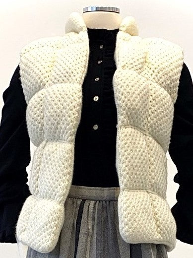 Vintage - Knit Puffer Vest