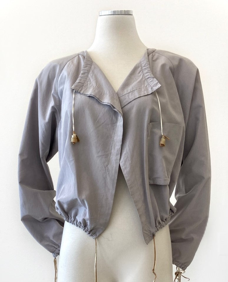 Giorgio Armani - Cropped Drawstring Jacket