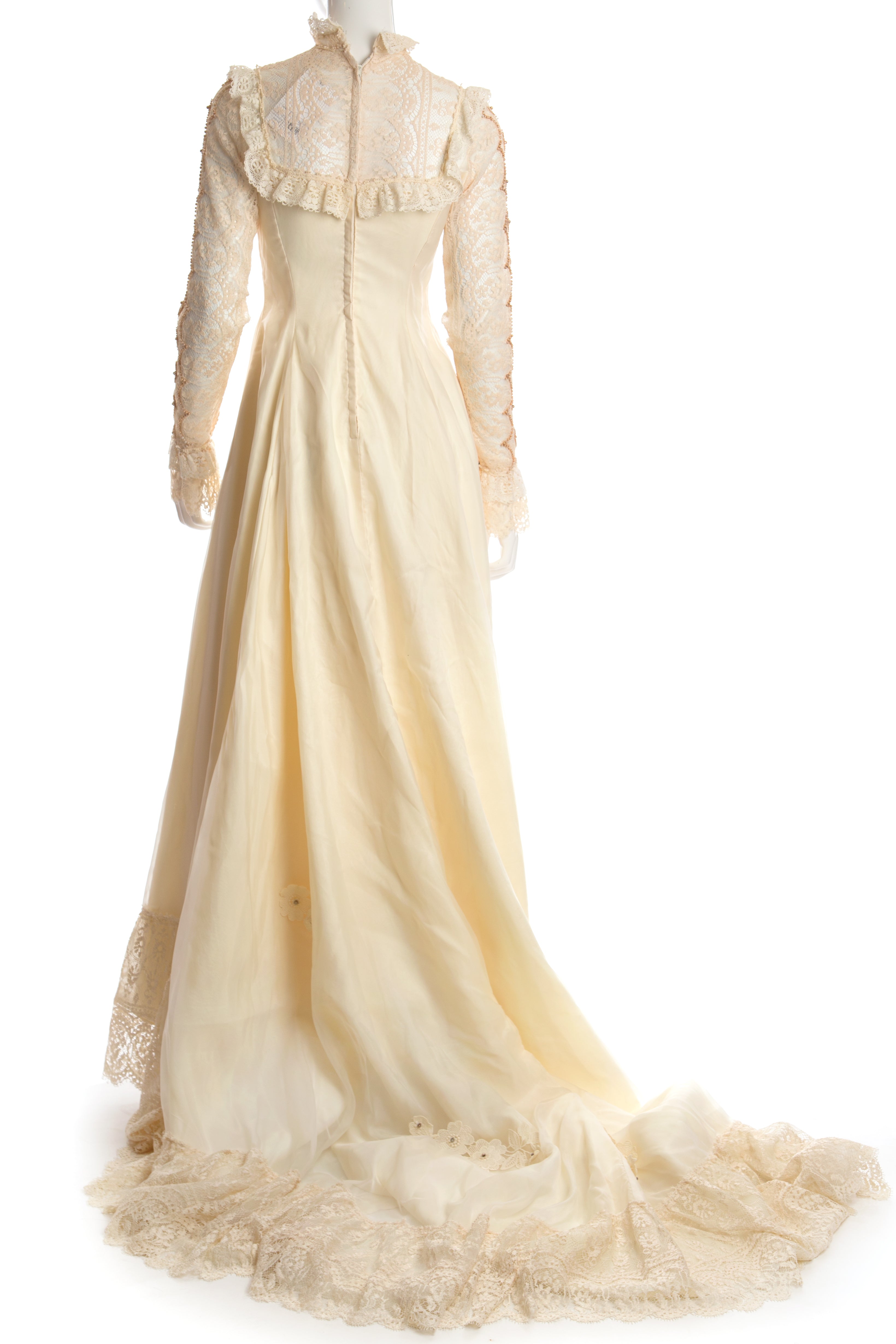Vintage - Victorian Evening Gown with Train