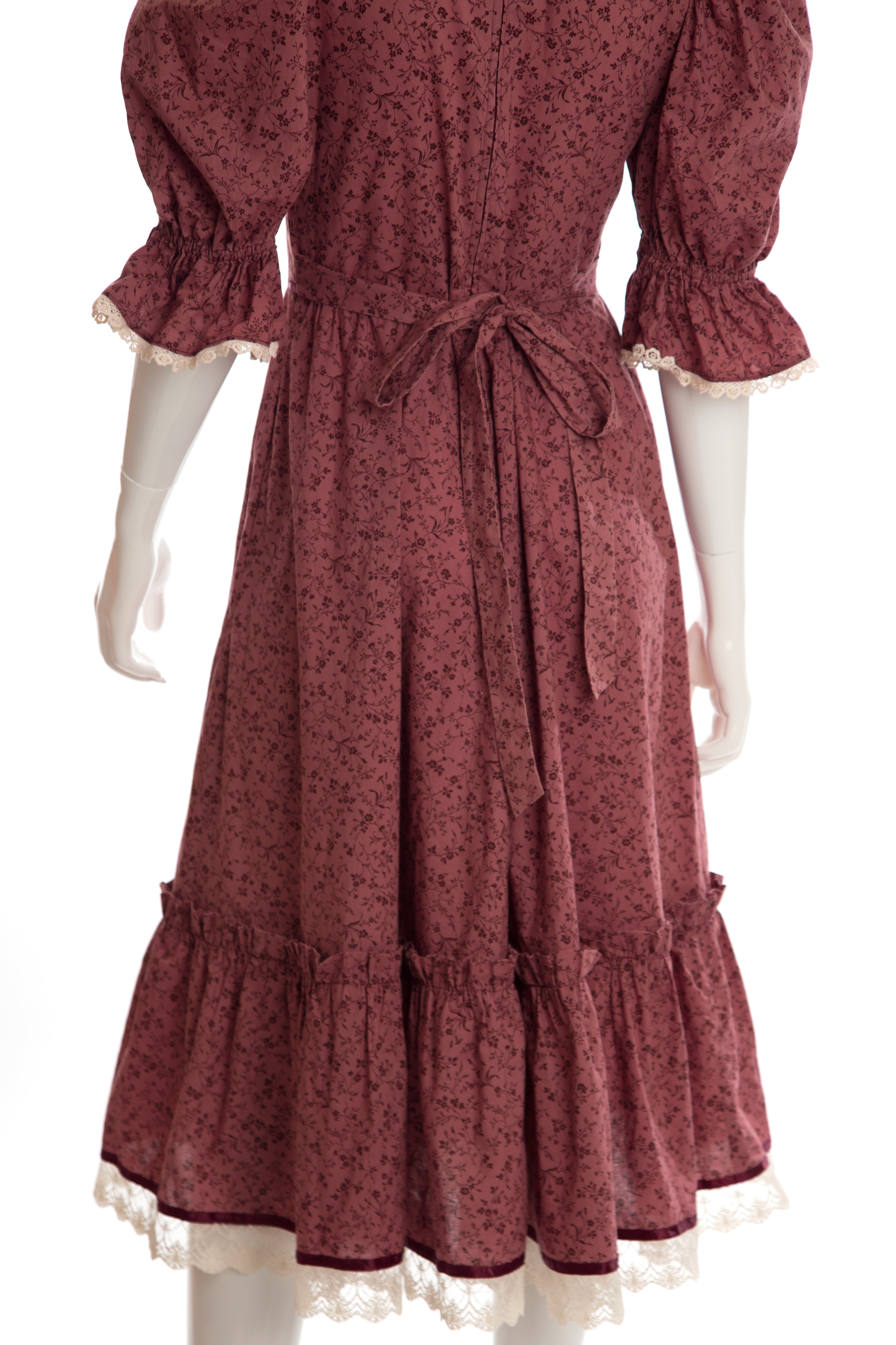 Vintage - Calico Print Cotton Dress