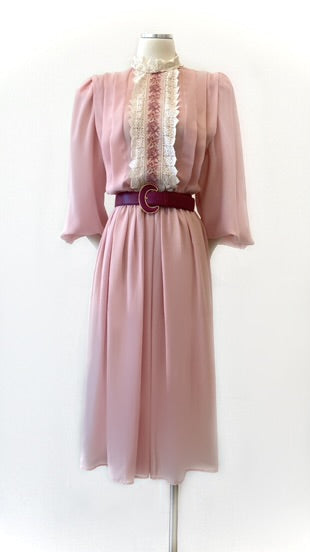 Vintage - Pink Chiffon Dress