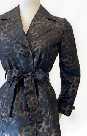 Vintage - Leopard Rain Coat