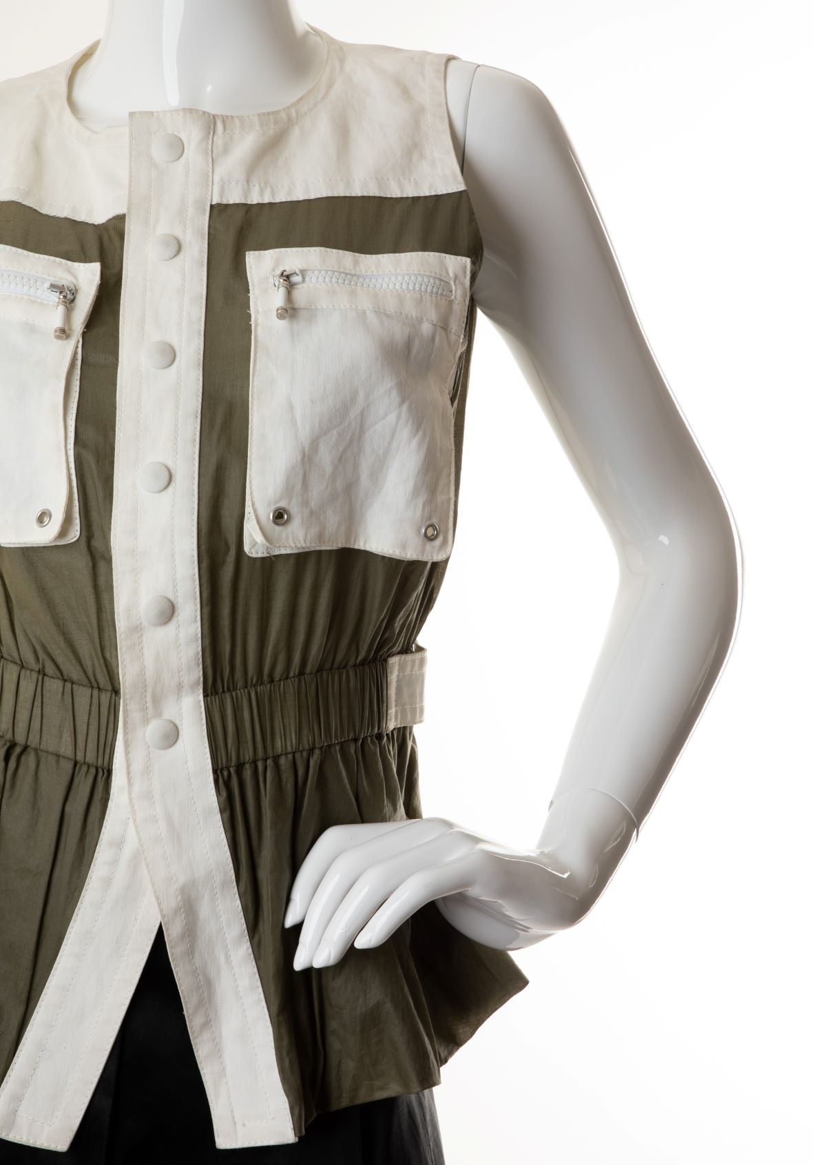 Balenciaga - Color-Block Vest with Pockets