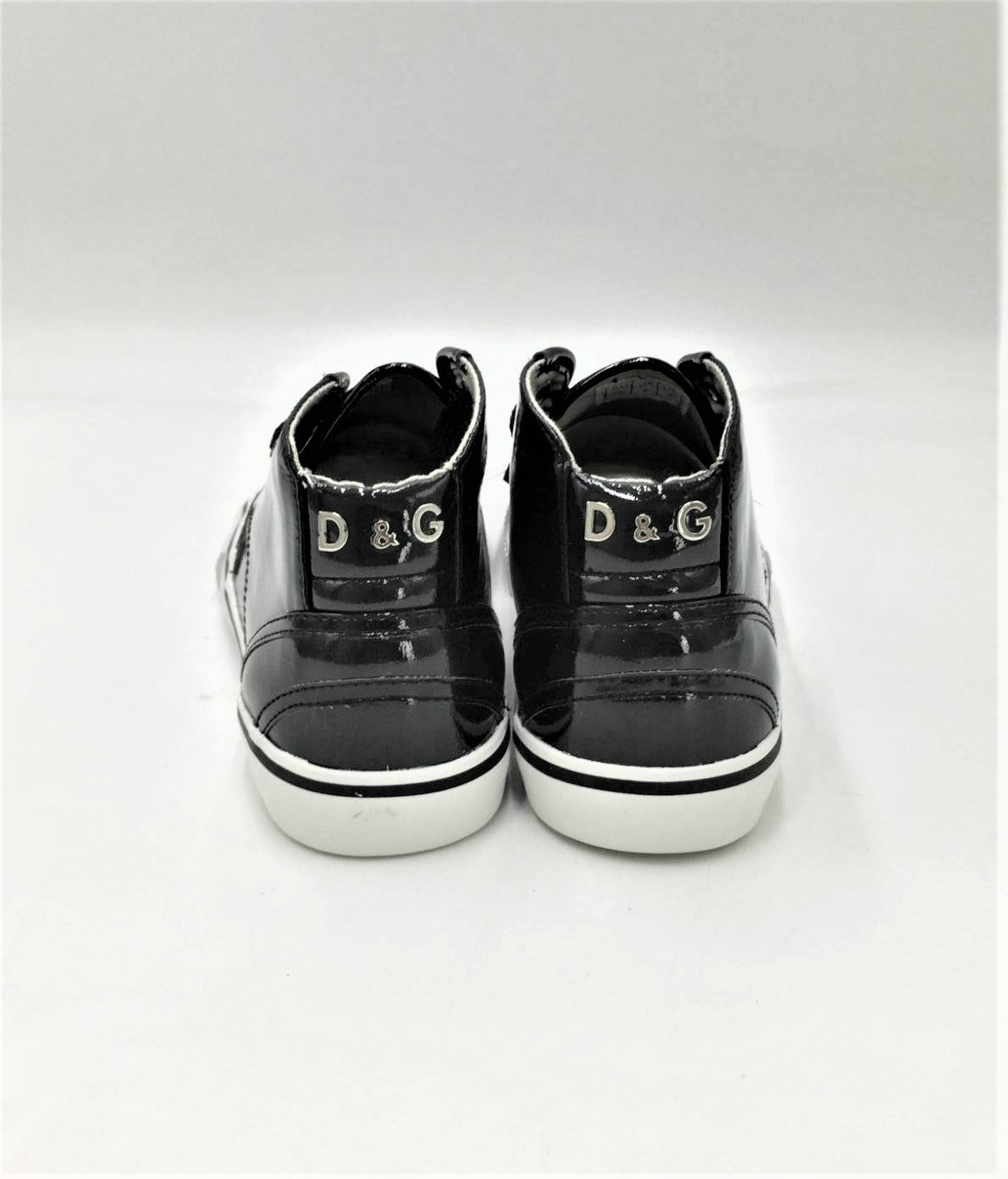 Dolce & Gabbana - Patent Leather Ankle Sneakers