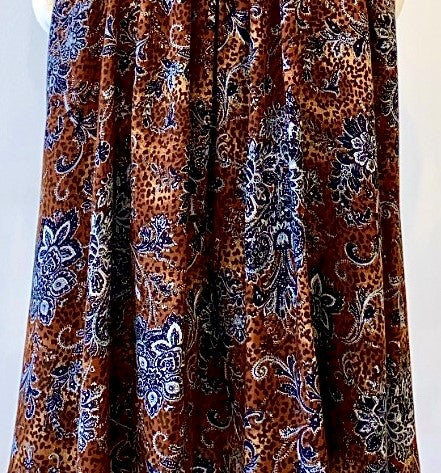 Vintage - Leopard and Paisley Print Dress